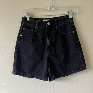 Zara Black Jean Shorts for Women size 2